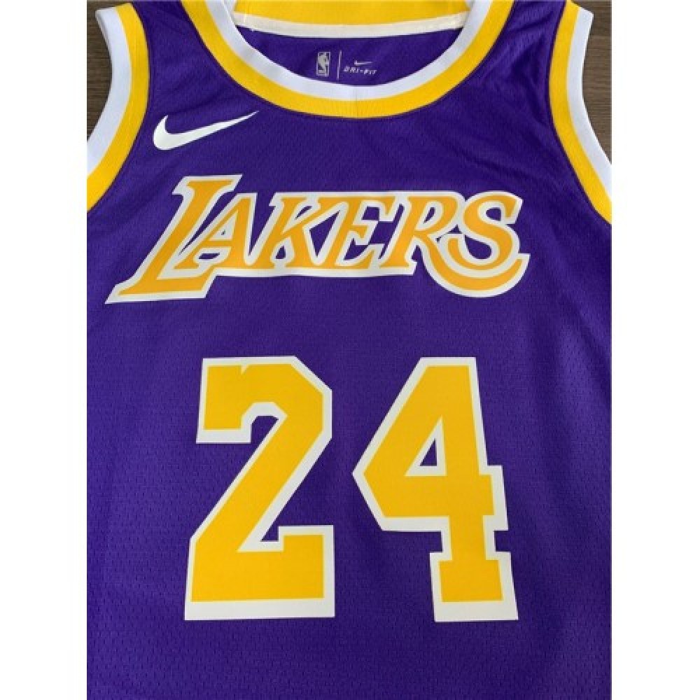 Men's Los Angeles Lakers Kobe Bryant #24 Purple Swingman Jersey - Statement Edition-Pro Kit Vault | Brand New 26/27 Sports Jerseys